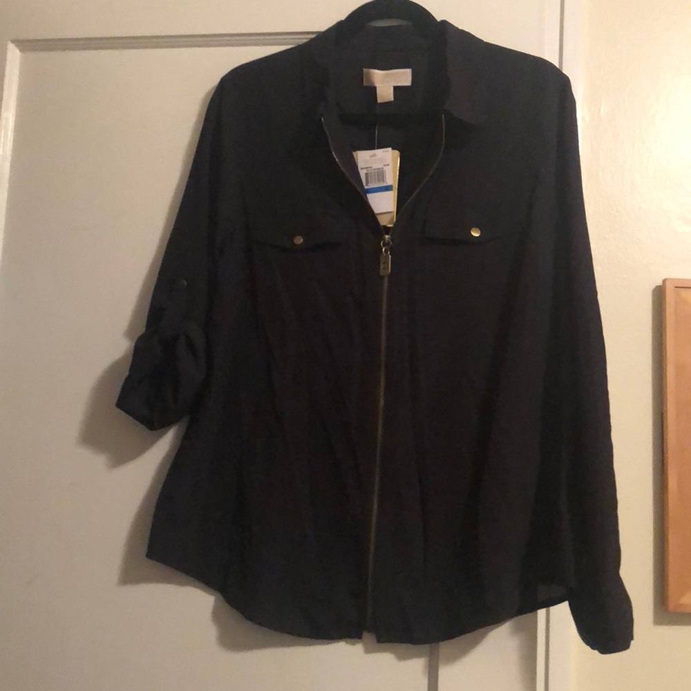 Micheal Kors Black Blouse